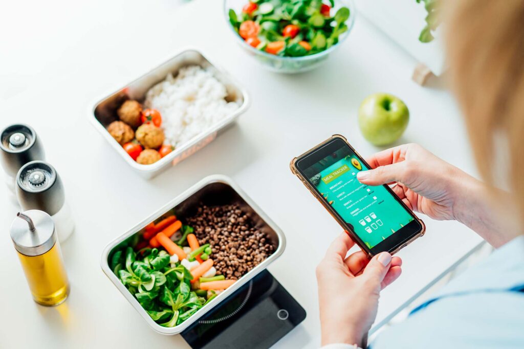 use a mobile app like best life to act as a food journal and curb chronic disease