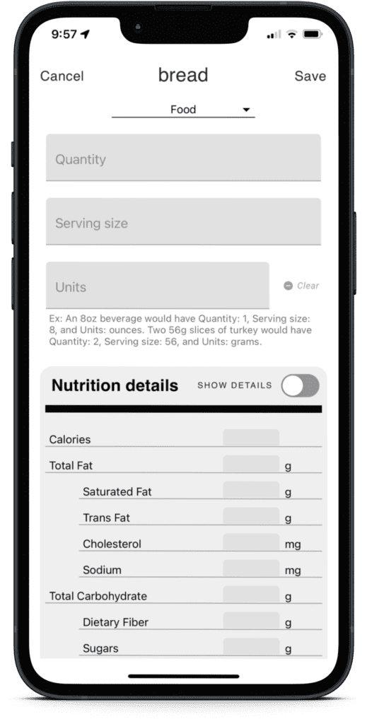 use best life app for nutrition and food journaling