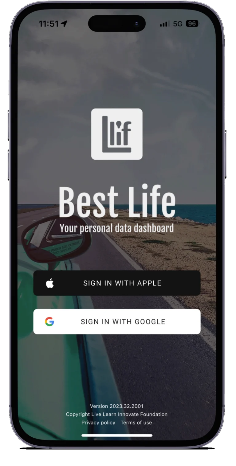 best life app to track anything quantified self app example sign in