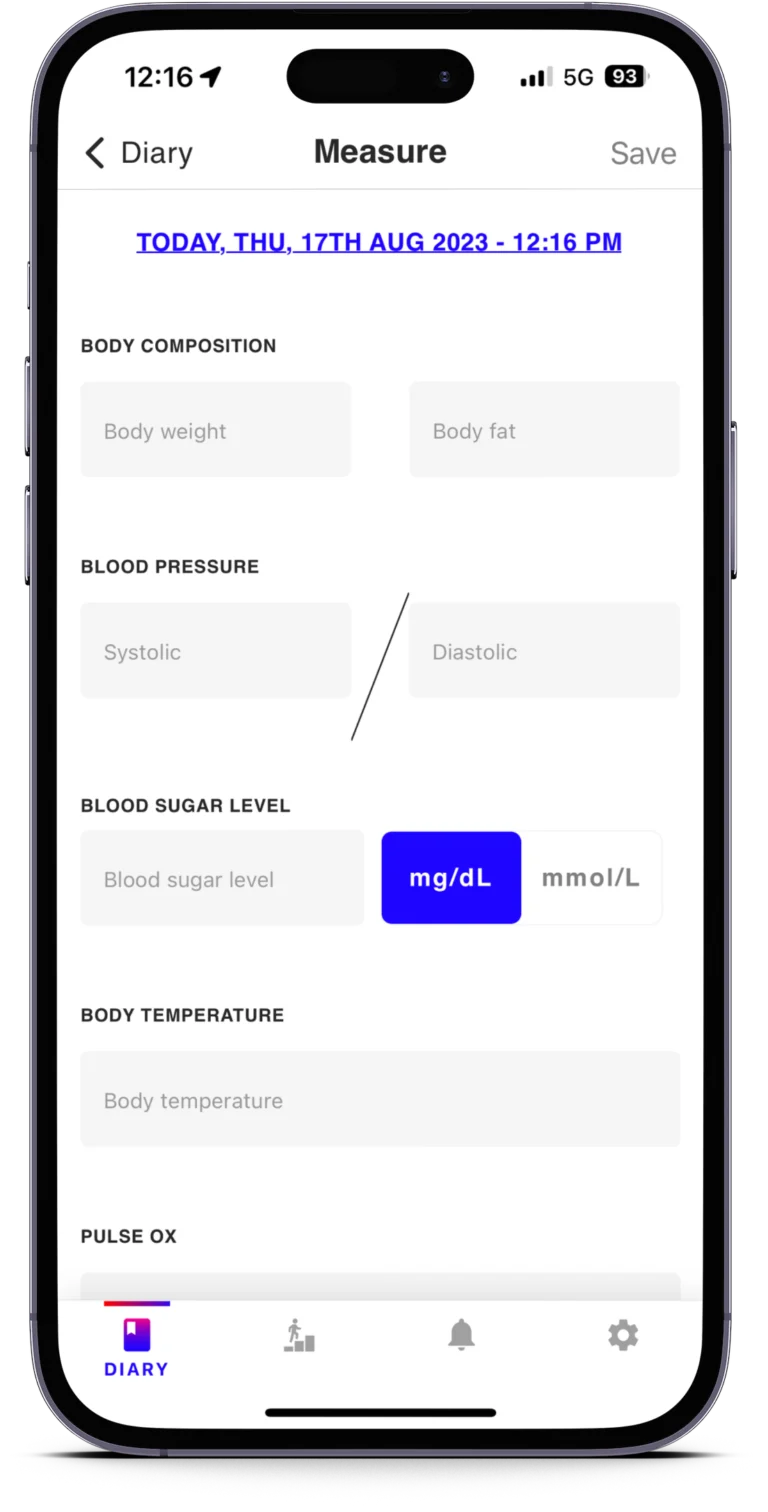 best life app to track anything quantified self app example blood sugar weight temperature and more